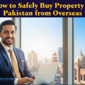 How to buy property in Pakistan from overseas - NRP investor reviewing legal documents in Lahore