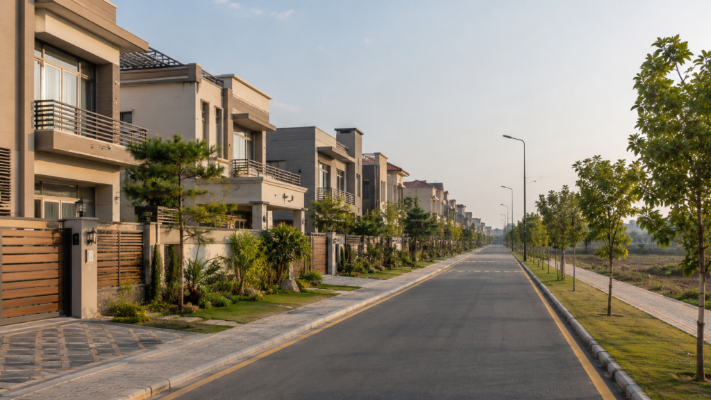 Residential plots and town homes near Pine Avenue Lahore for steady investment
