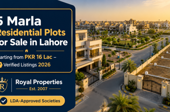 5 Marla Residential Plots for Sale in Lahore